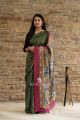Chiniya Silk Bandhni with Pichwai Print Saree