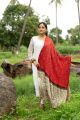 Red Gajji Silk Ajrakh Bandhani Dupatta | Kutch Handicraft