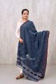 Blue Kala Cotton Kutch Hand Weaving Dupatta