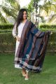 Striped Kutch Handwoven Shawl with Mirror Work - Earthy Elegance