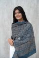 Designer blue cotton ajrakh stole