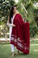 Maroon Kutch Zari Handwoven Shawl with Mirror Work