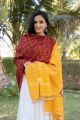 Red and orange pure wool bandhani shawl online