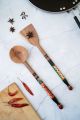 Designer wooden spoon set