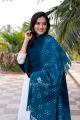 Pure Marino Wool Bandhni shawl