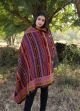 Brown Kutchi Handcrafted Woolen Shawl for Winter
