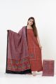 Terracotta Dusk & Geometric Soul Modern Comfortable Ajrakh Suit