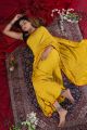 Yellow Gajji Silk Bandhani Saree | Gujarati Look