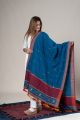 Cotton Handwoven Dupatta with Traditional Kutch Motifs