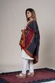Handloom Cotton Dupatta with Kutch Motif Artwork