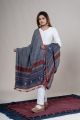 Striped Cotton & Tussar Silk Handloom Dupatta