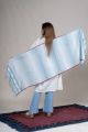 Cotton Ombre Striped Stole – Handwoven