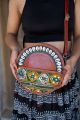 Trendy Kutch Embroidered Sling Bags with Sea Shells