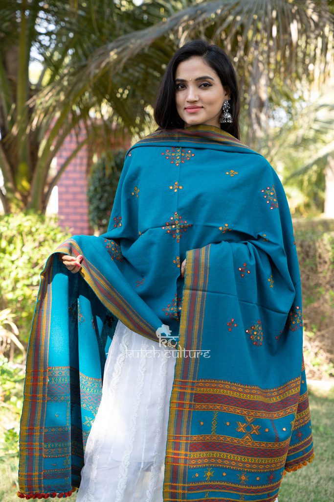 Kutch Hand Weaving Designer shawl