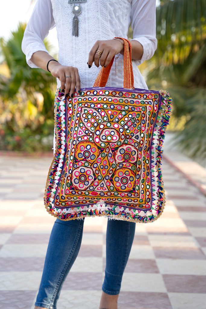 kutch Hand Embroidary Bag