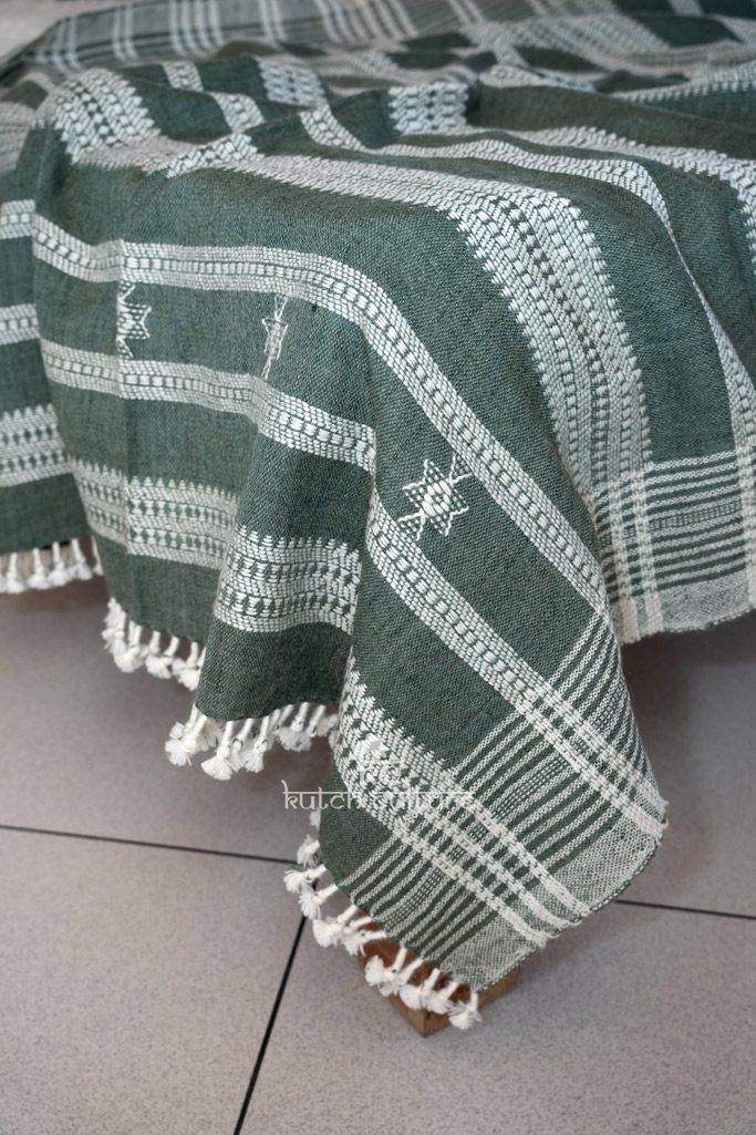 Grandeur in Wool: Indian Sheep Wool Blanket (52*90)