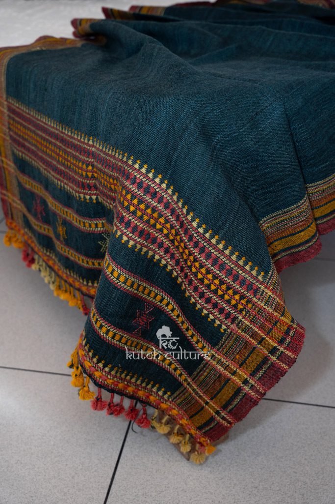 Authentic Indian Sheep Wool Kutch Throws (38*86)